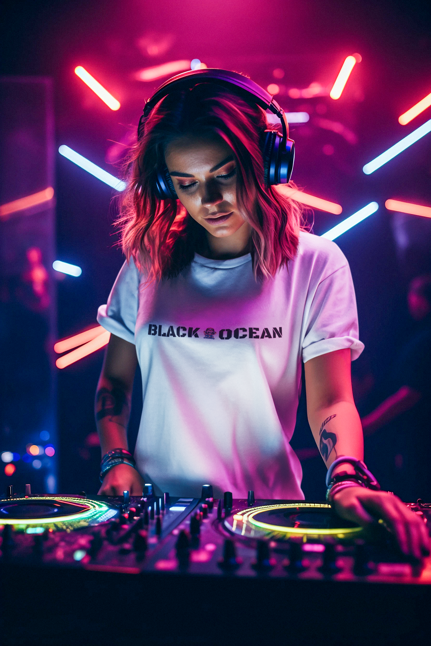 Black Ocean - Kurzärmeliges Unisex-Premium-T-Shirt