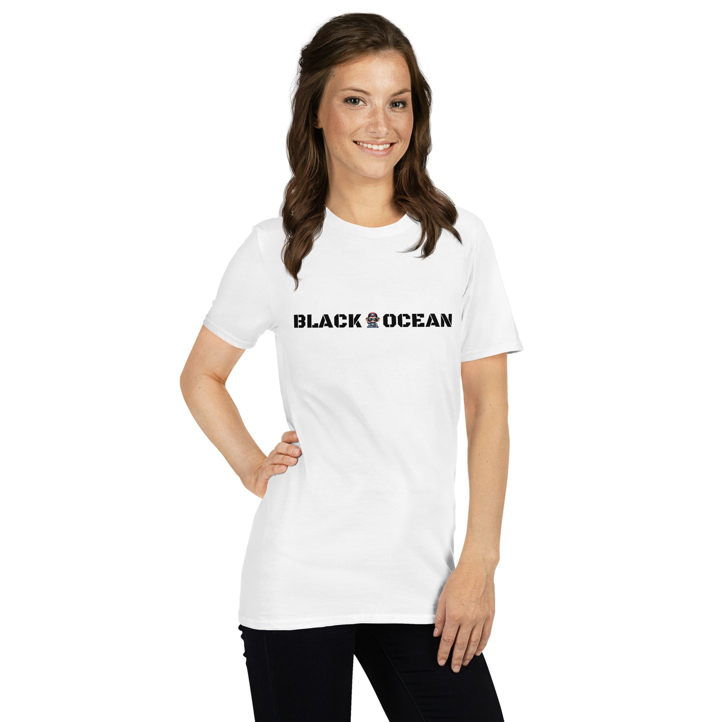 Black Ocean - Kurzärmeliges Unisex-Premium-T-Shirt